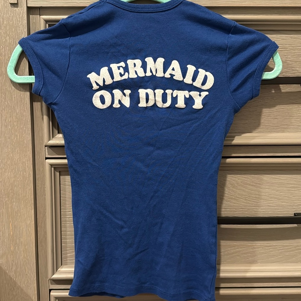 Billabong Mermaid on Duty blue top XS/P